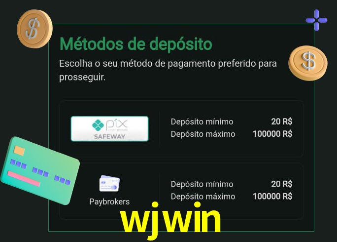 O cassino wjwin oferece uma grande variedade de métodos de pagamento